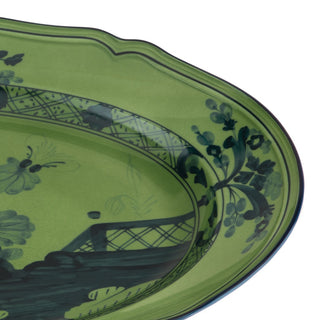Piatto da Portata Ovale "Oriente Italiano Malachite" Richard Ginori h. 26 cm.