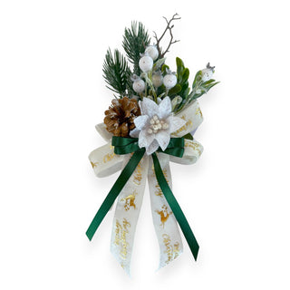 Bomboniera/Segnaposto Stella di Natale Bianca