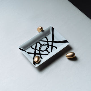 Coppa "Home Monochrome" Rosenthal Versace 26.5x18.2 cm.