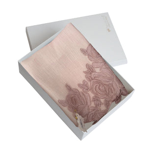 Runner Rosa in Lino Fiori Di Lena