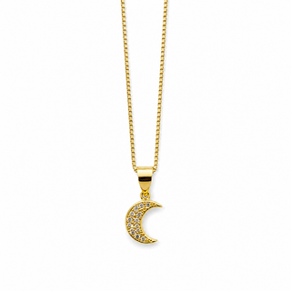 Collana Luna Gold in Argento 925%