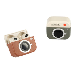 Bomboniera Auricolari Bluetooth Fotocamera Retro Mandorle Paben