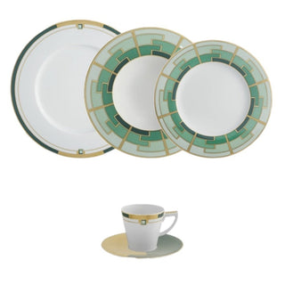 Servizio di Piatti+Caffè Per 12 Persone “Emerald” 48 pz. Vista Alegre