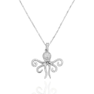 Collana Polpo Argento 925%