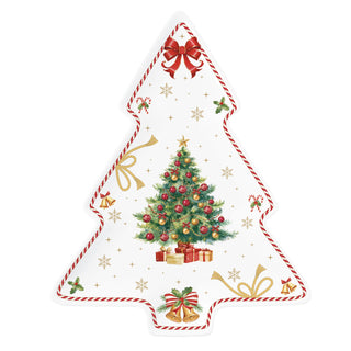 Piatto Albero di Natale "Christmas Tale" Easy Life 20.5x25.5 cm.