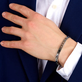Bracciale Uomo "Diamonds" Maserati