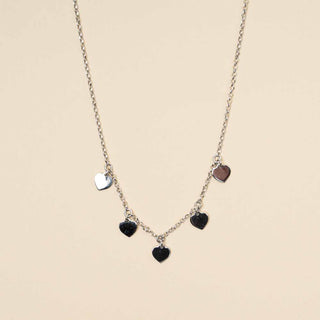 Girocollo Silver Hearts in Argento
