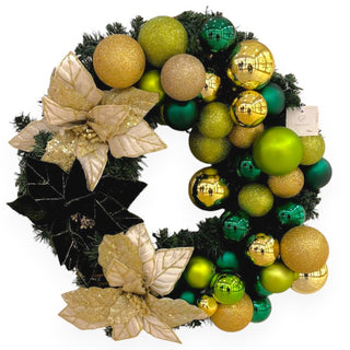 Ghirlanda "Merry Christmas" Decorata a Mano