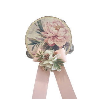 Tamburello Fior di Seta Madame Fioccò Ø13 cm.