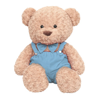 Teddy Orsetto Azzurro Fiori di Lena h.90 cm.