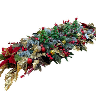 Centrotavola Natalizio "Christmas" Fatto a Mano