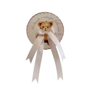 Bomboniera Tamburello New Born Collection Madame Fioccò Ø10 cm.