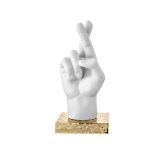 Bomboniera Mani Dita Incrociate Bongelli Preziosi h.12 cm.