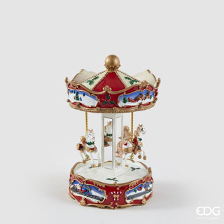 Carillon Cavallo Giostra EDG h.25 cm.