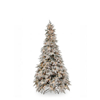 Albero di Natale Pino Mont Blanc 1800 MiniLed Fiori di Lena - h.180 cm.