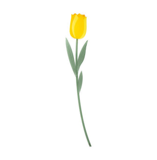 Tulipano Grande Giallo"Funny Flowers" Vesta h.59 cm.