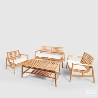 Set Giardino Natural in Legno 4pz.  EDG