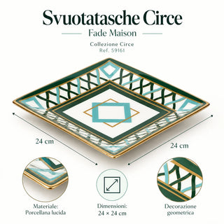 Svuotatasche “Circe” Fade Maison 24x24 cm.