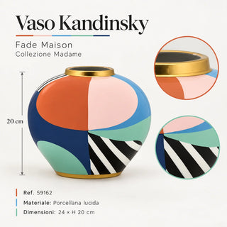 Vaso "Kandinsky" Fade Maison 24xh.20 cm.