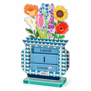 Happy Year Calendario Perpetuo Vesta h. 26 cm.