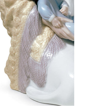 Scultura "Benvenuto in famiglia" Lladrò