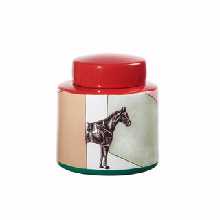 Potiche/Giara L'Oca Nera h.17 cm.