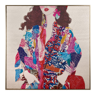 Quadro con Cornice L'Oca Nera 100x100 cm.