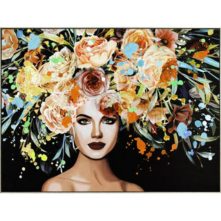 Quadro Modern Beauty with Floral Deco Imageland 120x90 cm.