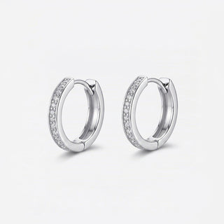 Orecchini Cerchio In Argento 925%