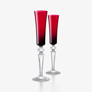 Set 2 Flutes "Mille Nuits" Baccarat