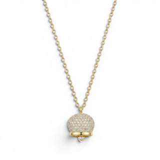 Collana Campanella Gold in Argento 925%