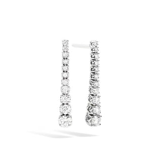 Orecchini Tennis “Brilliant” in Argento 925%
