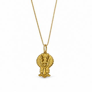 Collana Polizia Gold in Argento 925%