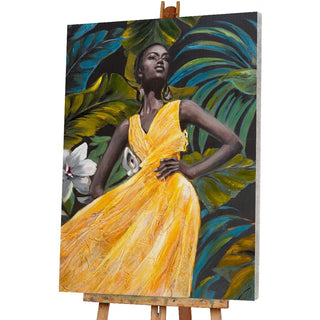 Quadro Beauty in Yellow Dress Imageland 90x120 cm.
