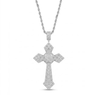 Collana Croce Big in Argento 925%