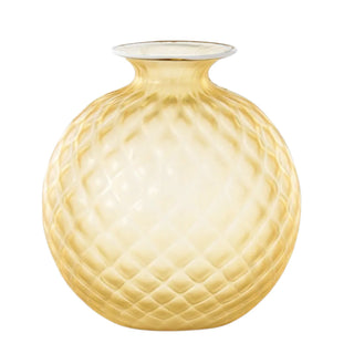 Vaso Monofiori Balloton Large Burro Venini 24,5 cm.
