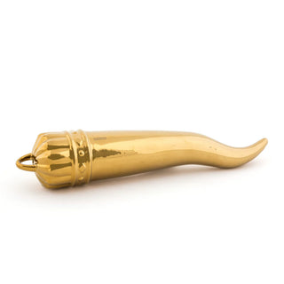 Gold My Lucky Horn Seletti h.30 cm.