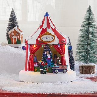 Circo Animato con Led Timstor 21x21x24 cm.