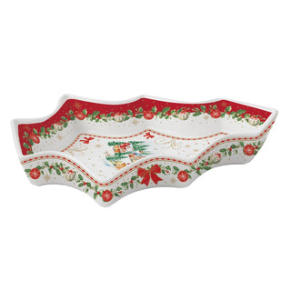 Vassoio da Portata "Christmas Heritage" Easy Life 21.5x28.5 cm.