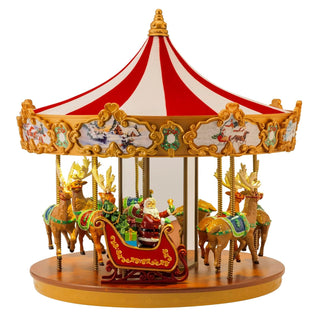 Very Merry Carousel Mr. Christmas 34x34x30 cm.