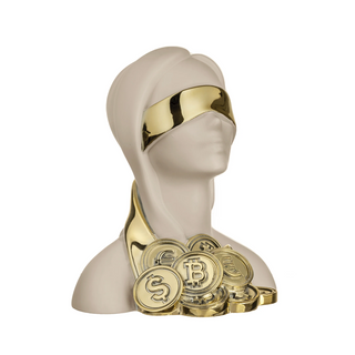 Scultura Dea Bendata I Vulcanici Bongelli Preziosi 18xh.22 cm.