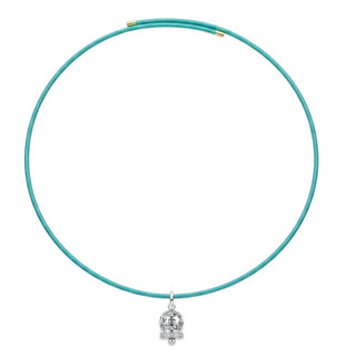 Choker Magnetico con Campanella in Argento 925%