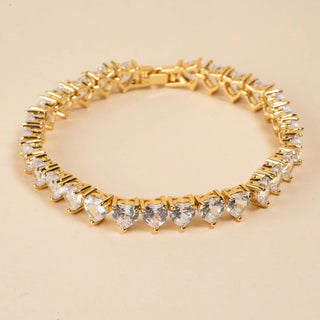 Box Bracciale Cuori Gold+Biscotto+Profumo