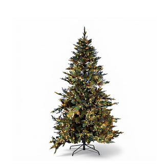 Albero di Natale Pino Chemois 4000 MiniLed Fiori di Lena - h.210 cm.