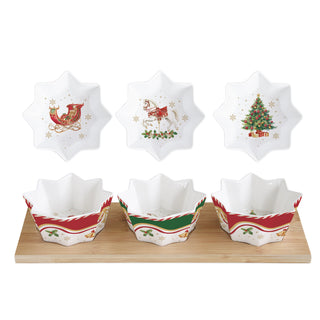 Set Aperitivo "Christmas Tale" Easy Life 34x12 cm.