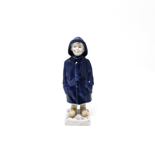 Statuina "Bimbo Con Impermeabile" Royal Copenhagen