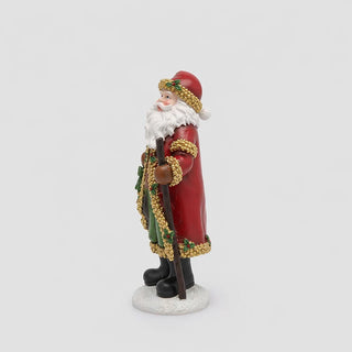 Decoro Babbo con Bastone EDG h.27 cm.