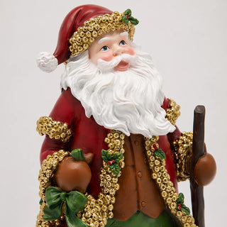 Decoro Babbo con Bastone EDG h.27 cm.