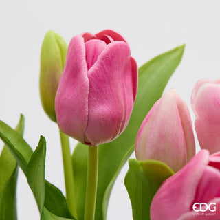 Bouquet di 7 Tulipani Real Touch EDG h. 30 cm.
