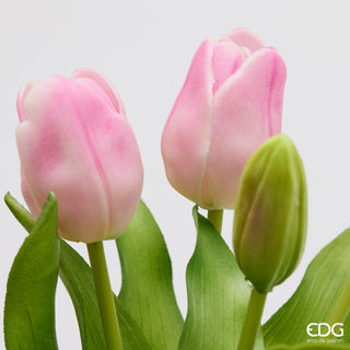 Bouquet di 7 Tulipani Real Touch EDG h. 30 cm.